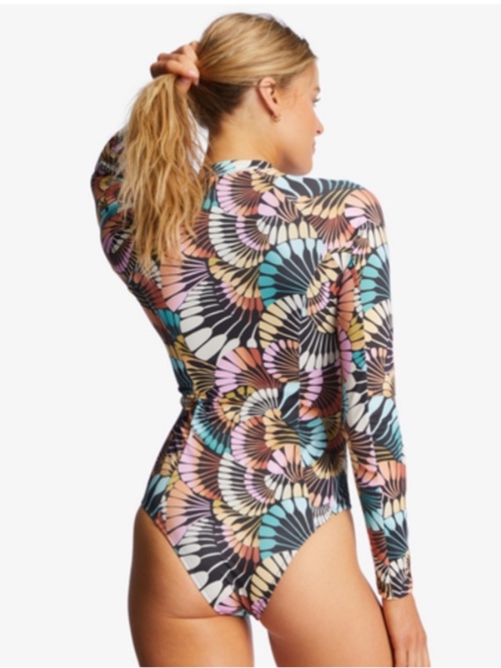 Billabong A/Div Biarritz - Long Sleeve One-Piece Swimsuit Surf Suit - Picture 3 of 9